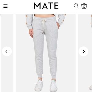 MATE The Label Fleece Front Seam Jogger